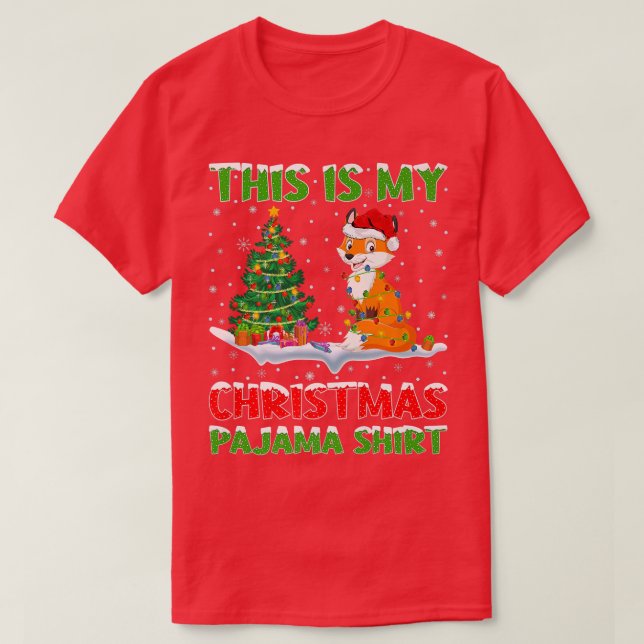 This Is My Christmas PajamaFo Christmas   T-Shirt (Design Front)