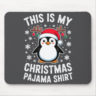 This Is My Christmas Penguin Pajama Mouse Mat