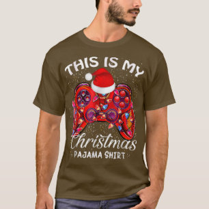 This is My Christmas Pijama Christmas Lights Tree T-Shirt