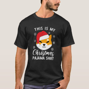 This Is My Christmas Pyjamas Shiba Inu Coin SHIB T T-Shirt