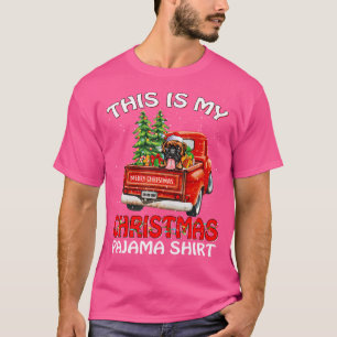 This Is My Christmas Shirt Boxer Truck Red