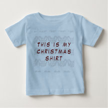 This is my Christmas shirt cute baby apparel