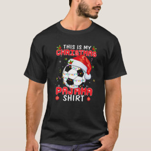 This Is My Christmas Soccer Pajama For Boys Men T-Shirt