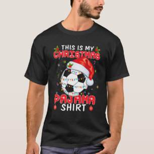 This Is My Christmas Soccer Pajama For Boys Men T-Shirt