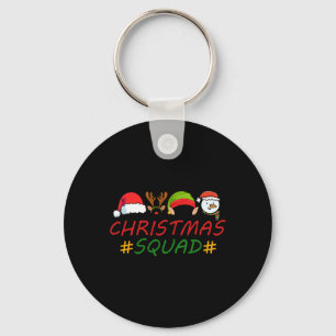 This Is My Christmas Squad Pajama Merry Xmas Famil Key Ring