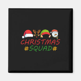 This Is My Christmas Squad Pajama Merry Xmas Famil Magnet