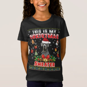 This Is My Christmas Sweater Great Dane Dog Ugly M