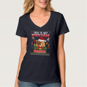 This Is My Christmas Sweater Pomeranian Dog Ugly M