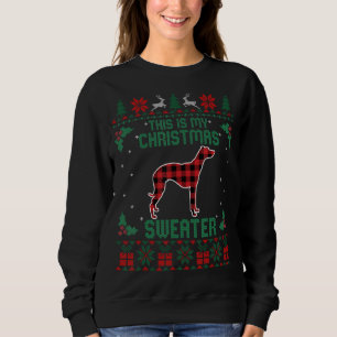 This Is My Christmas Sweater Whippet Dog  Ugly Xma