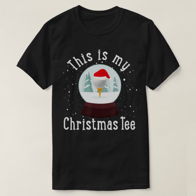 This is my christmas tee golf mas perfect for chri (Design Front)