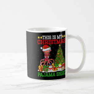 This Is My Christmas Tree Pyjamas Lights Squid Chr Coffee Mug