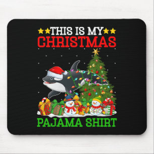 This Is My Christmas Tree Pyjamas Orca Lighting Ch Mouse Mat
