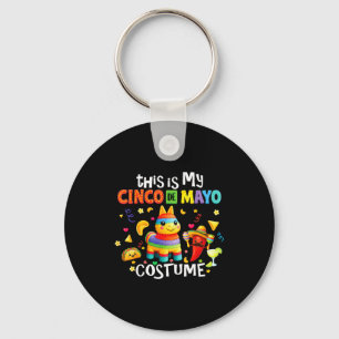 This is my cinco mayo costume mexican mexico taco key ring