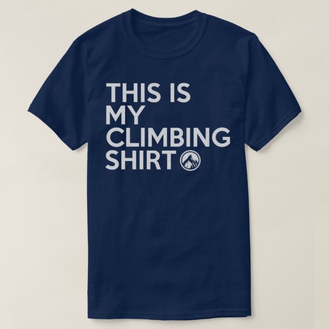 This is my climbing T-Shirt (Design Front)
