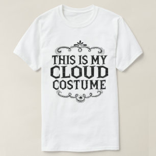 This Is My Cloud Costume Funny Lazy Halloween T-Shirt