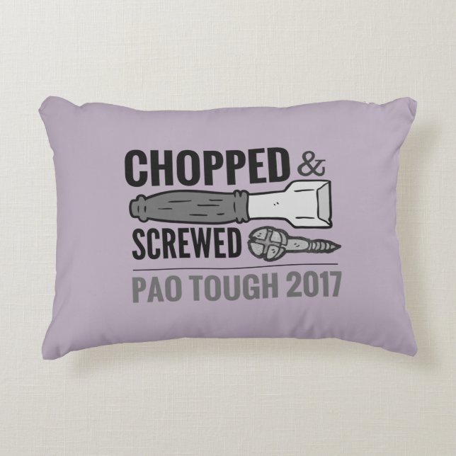 This is my comeback -> Chopped & Screwed PAO 2017 Decorative Cushion (Front)