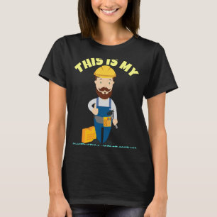 This Is My Construction Worker Costume Halloween T-Shirt