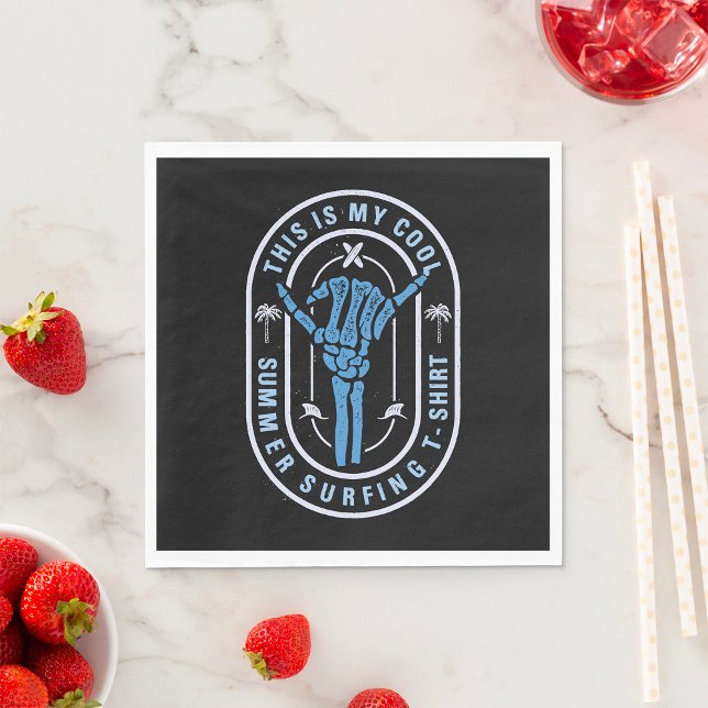 This Is My Cool Summer Surfing Napkin (Creator Uploaded)