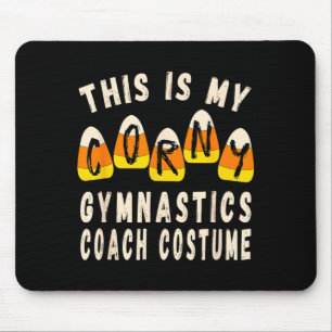 This Is My Corny Gymnastics Coach Costume Mouse Mat