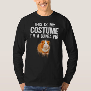 This Is My Costume I'm A Guinea Pig Cute Zookeeper T-Shirt