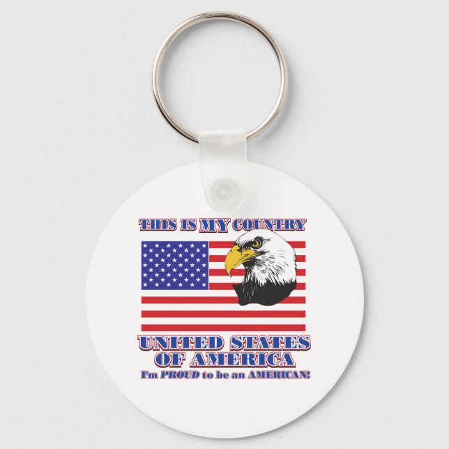 This is my Country Key Ring (Front)