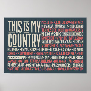 This is my Country Poster