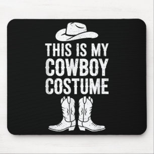 This Is My Cowboy Costume Shirt Western Adult Men Mouse Mat