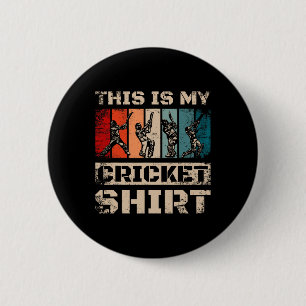 This Is My Cricket 6 Cm Round Badge