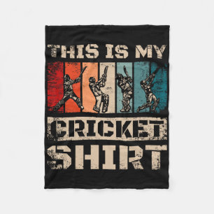 This Is My Cricket Fleece Blanket