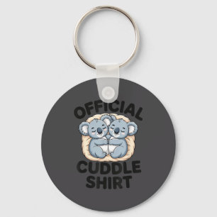 This Is My Cuddle Shirt Cute Koala Matching Key Ring