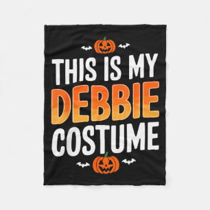 This Is My Debbie Costume Halloween Simple Costume Fleece Blanket