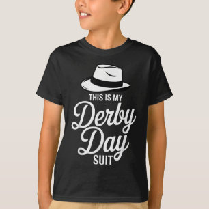 This Is My Derby Day Suit Funny Fedora Style  T-Shirt