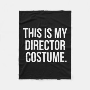 This is my Director Costume funny Halloween shirt Fleece Blanket