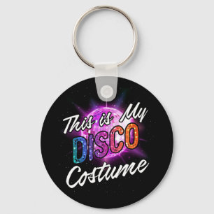 This Is My Disco Costume Disco Party 70s 80s Party Key Ring