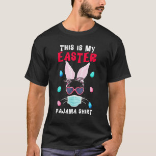 This Is My Easter Pajama Cute Easter Bunny Pyjamas T-Shirt
