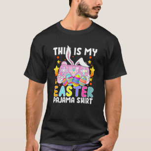 This Is My Easter Pajama Game Control Bunny Ears T-Shirt