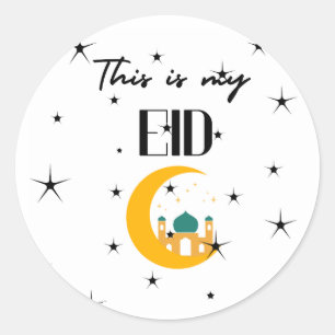 This is my Eid 2024 Classic Round Sticker