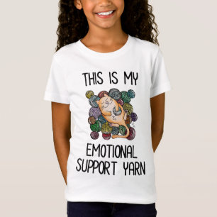 This Is My Emotional Support Yarn T-Shirt