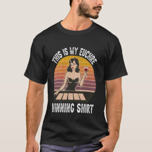 This Is My Euchre Winning Shirt Funny Retro Card G