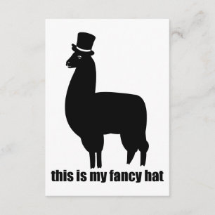 This Is My Fancy Hat Llama Invitations