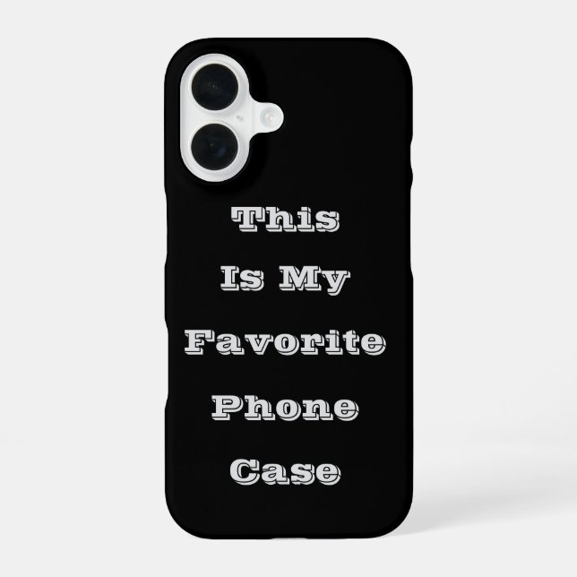 This Is My Favourite Phone Case (Back)