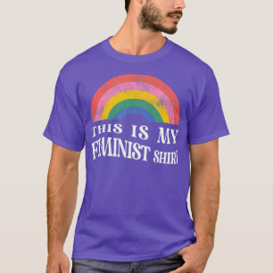 This Is My Feminist Shirt Retro Women Vintage