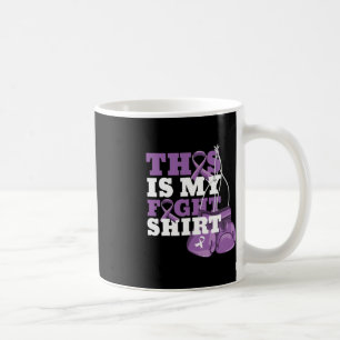 This Is My Fight  Alzheimer Fighter Support Strong Coffee Mug