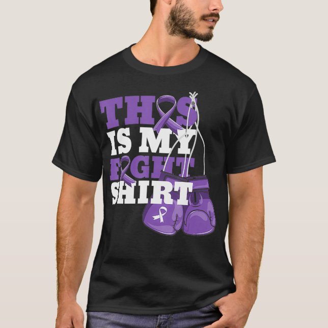 This Is My Fight  Hodgkin Lymphoma Fighter Strong  T-Shirt (Front)