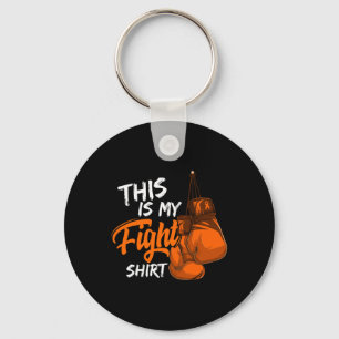 This Is My Fight Leukemia Awareness Warrior Surviv Key Ring