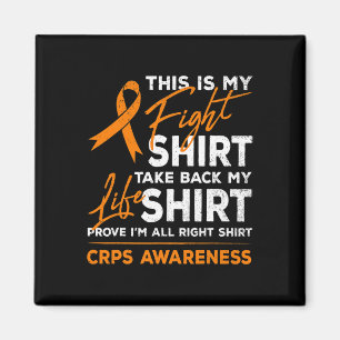 This Is My Fight RSD CRPS Awareness Orange Ribbon Magnet