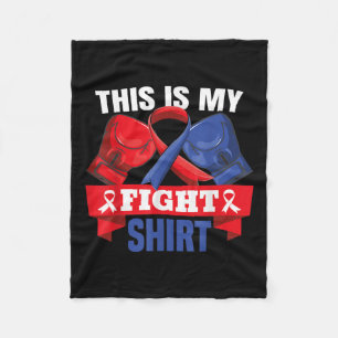 This Is My Fight Shirt Chd Heart Disease Fighter S Fleece Blanket