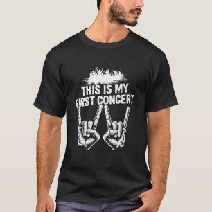 This Is My First Concert Rock On! Music Performanc T-Shirt