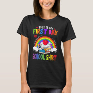 This Is My First Day Of School  Back To School T-Shirt