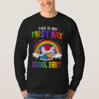 This Is My First Day Of School  Back To School T-Shirt